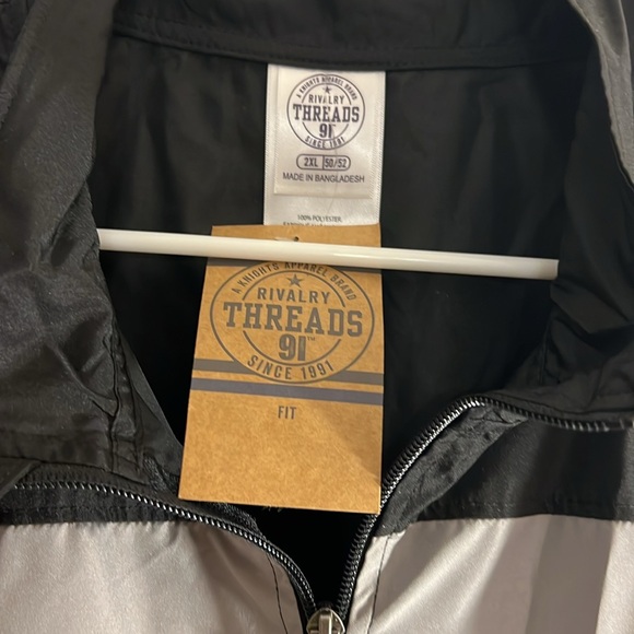 NEW Rivalry Threads 91 Wichita State Mens Black Jacket Windbreaker Size 2XL - Picture 5 of 5